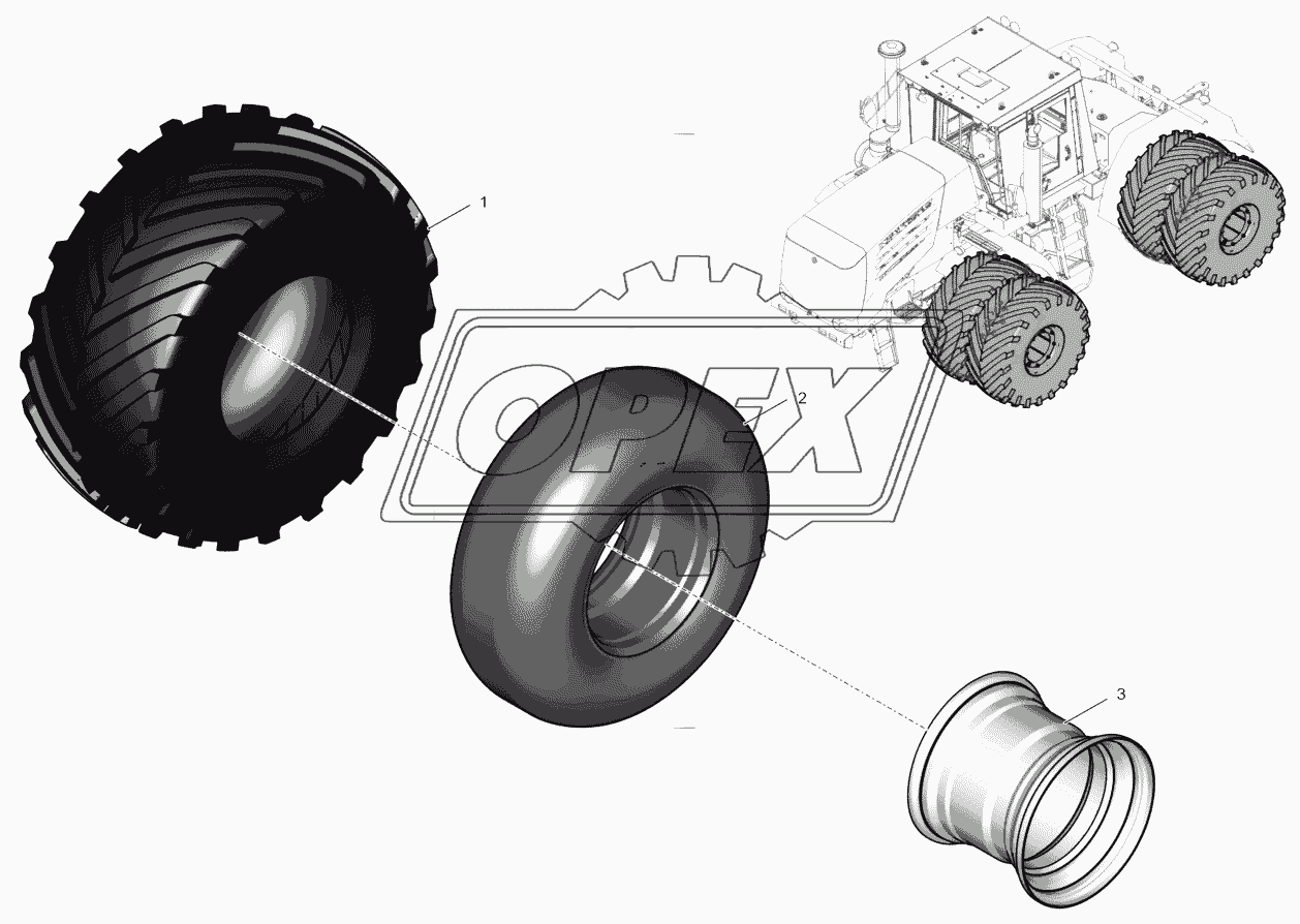 700А.31.00.010 Колесо левое