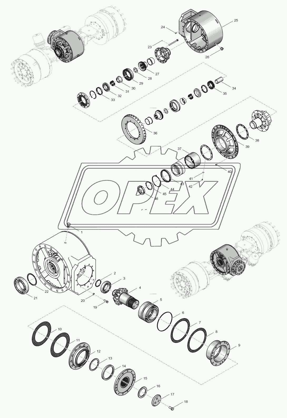 2765020-2302000 Передача главная с дифференциалом