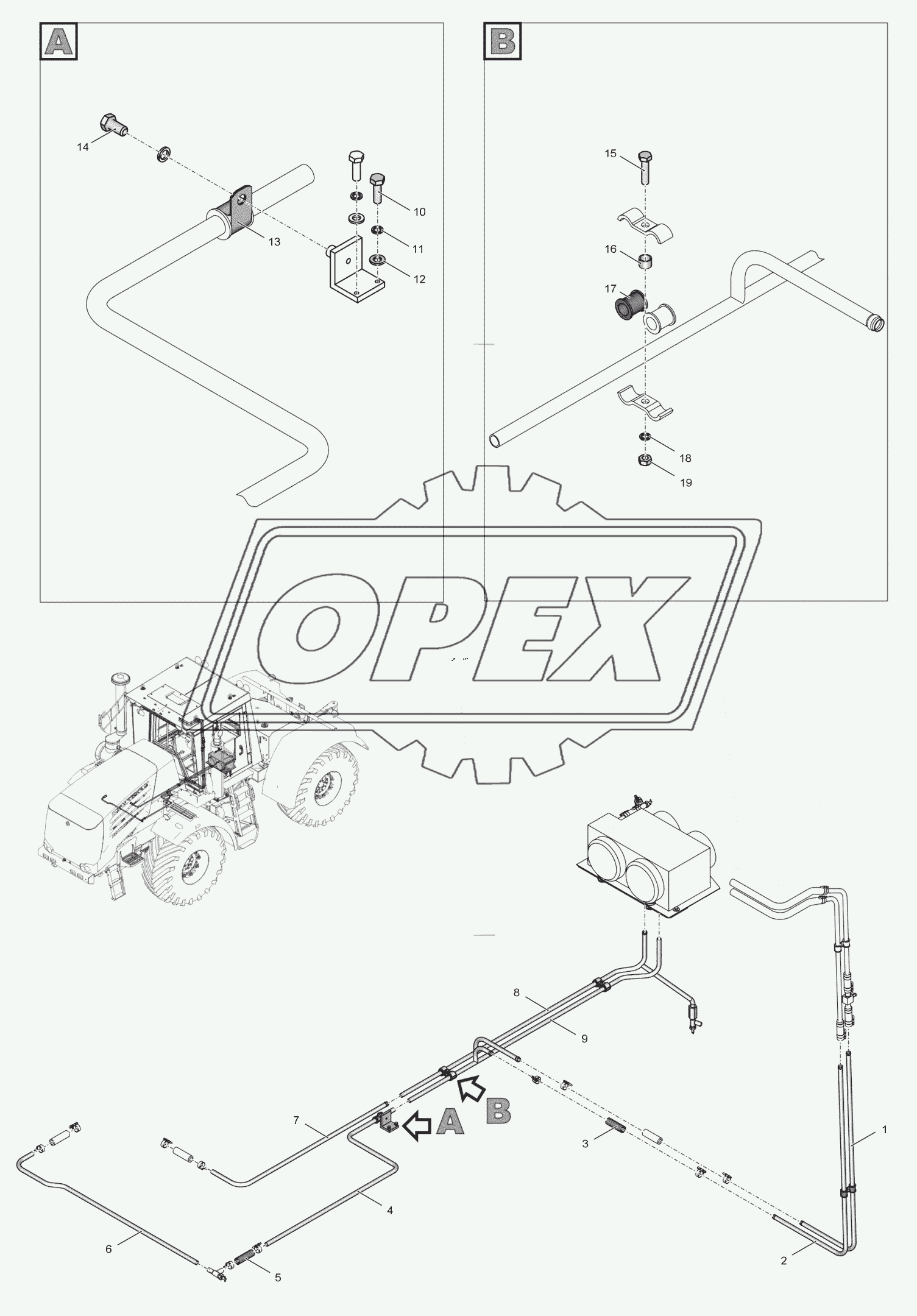 744Р2-8110000-3 Система отопления кабины