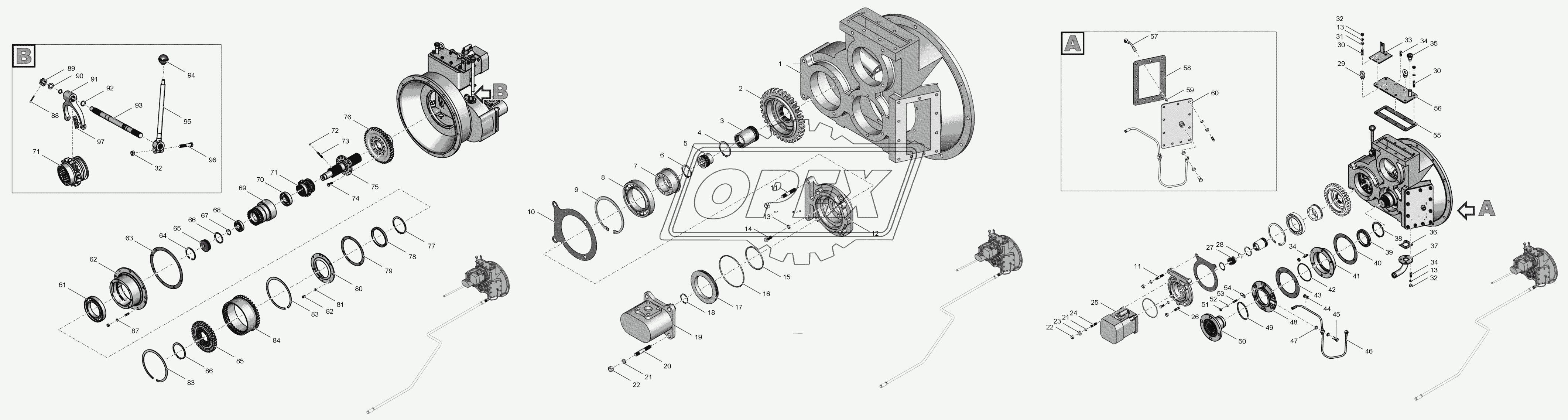 744Р2-162000-02 Редуктор привода насосoв