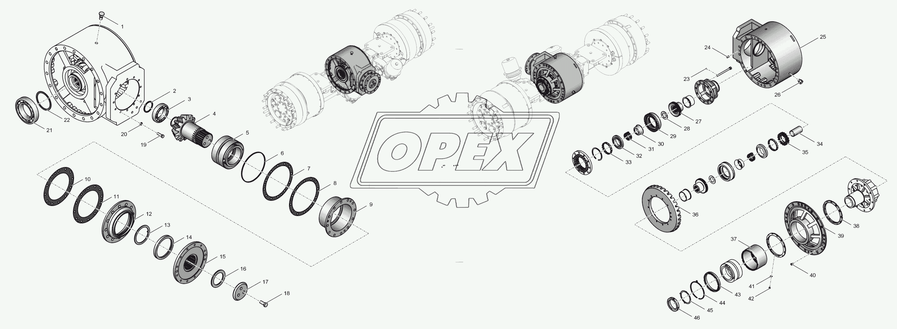 2765020-2302000 Передача главная с дифференциалом
