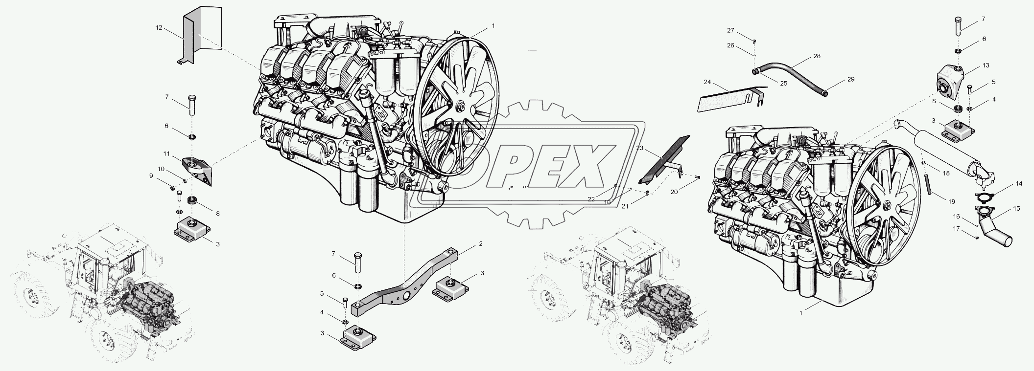 744Р3-1000000-1 Двигатель в сборе