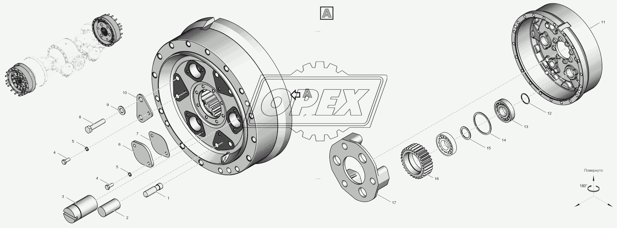 744Р1-2300020-1 Водило