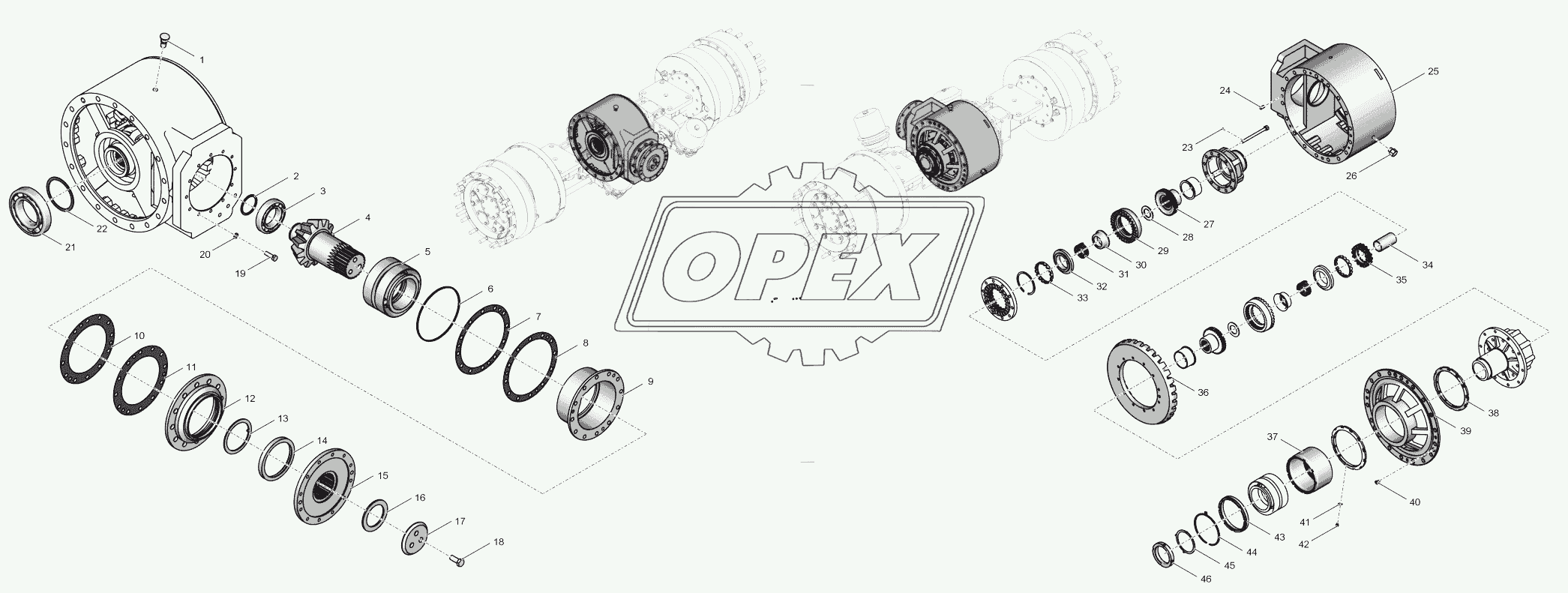 2765020-2302000 Передача главная с дифференциалом