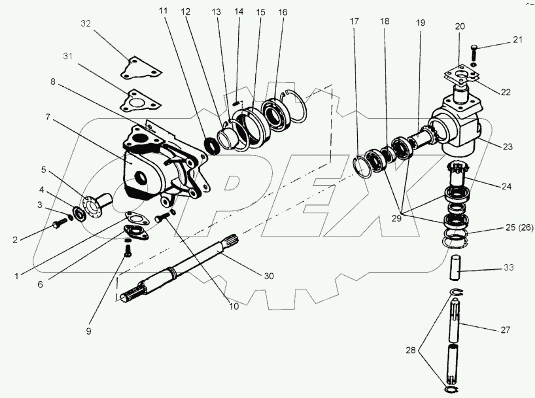  Вал привода насоса КП