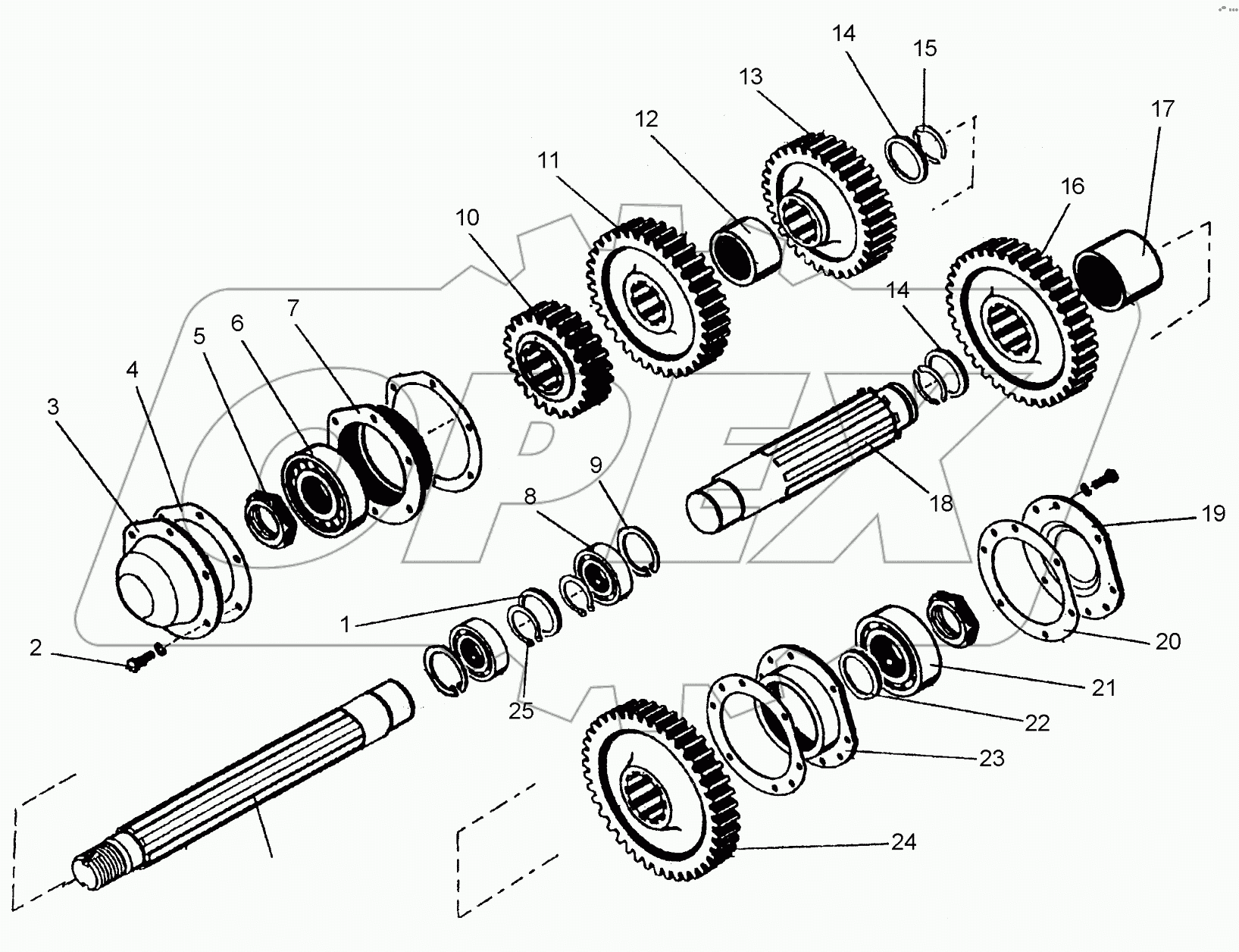  Вал промежуточный