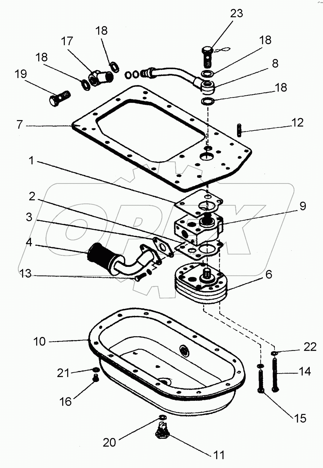  Насос коробки передач