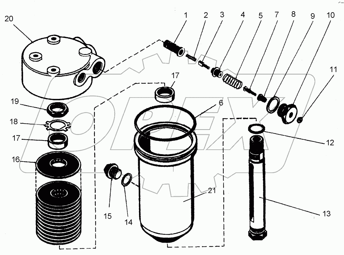  Фильтр коробки передач