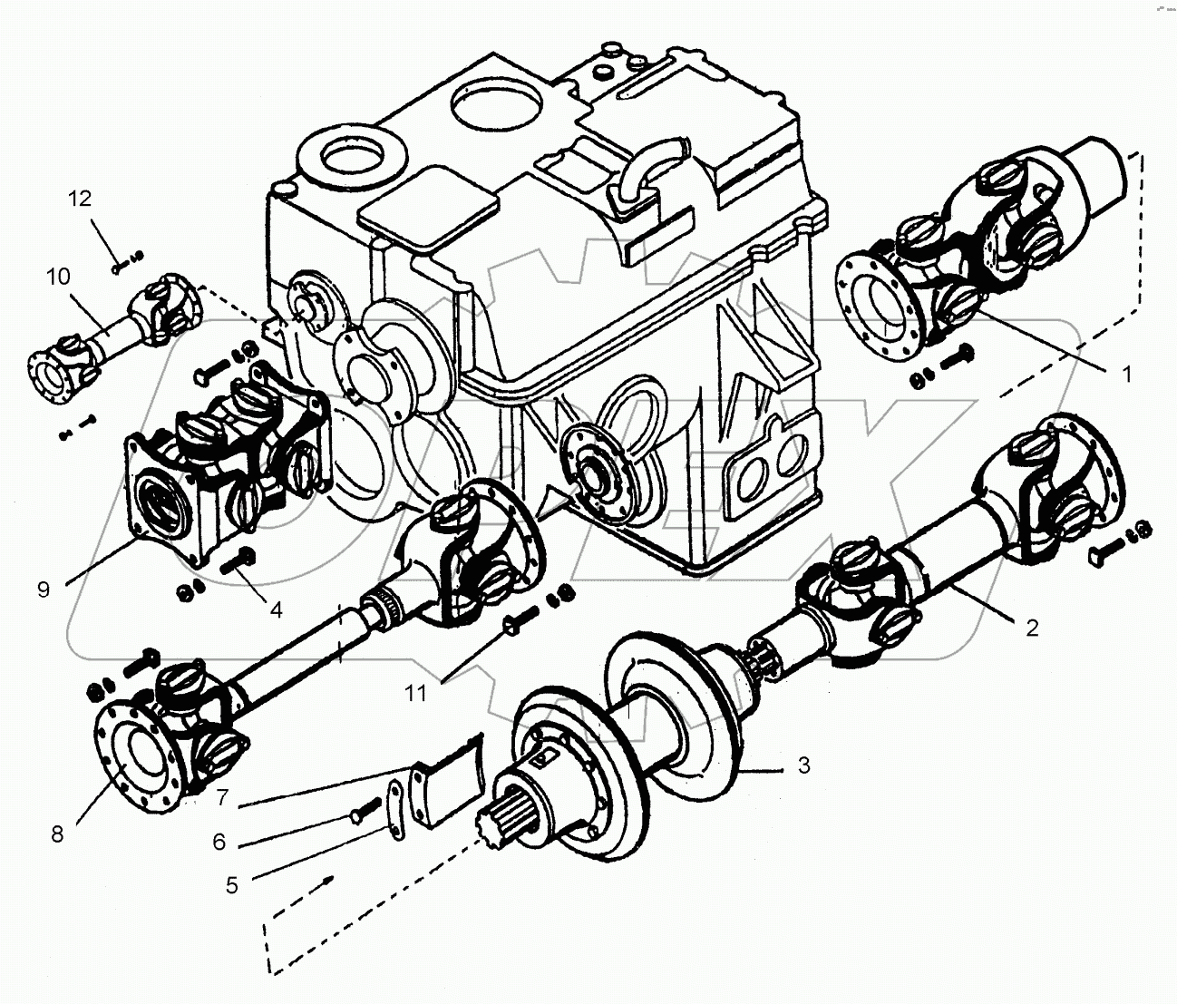  Передача карданная