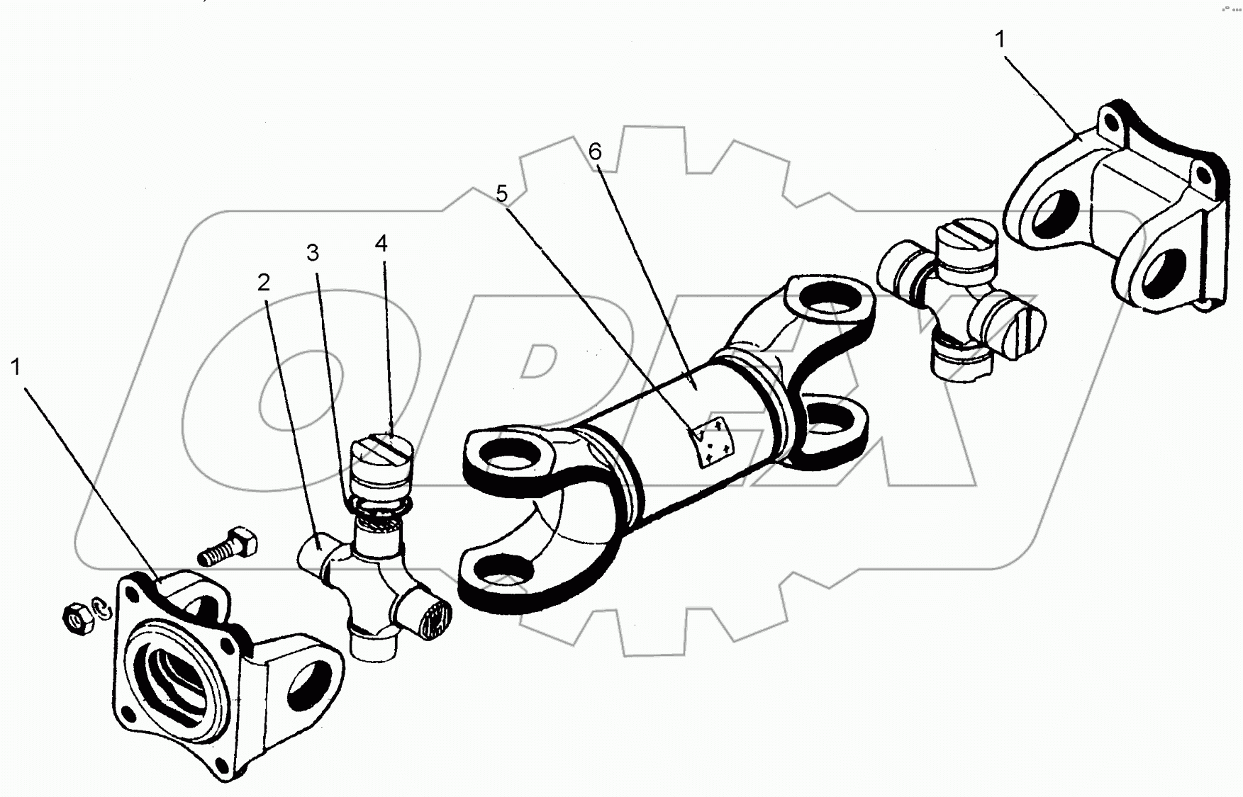  Вал карданный насоса КП