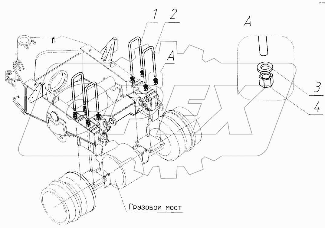  Подвеска грузового моста