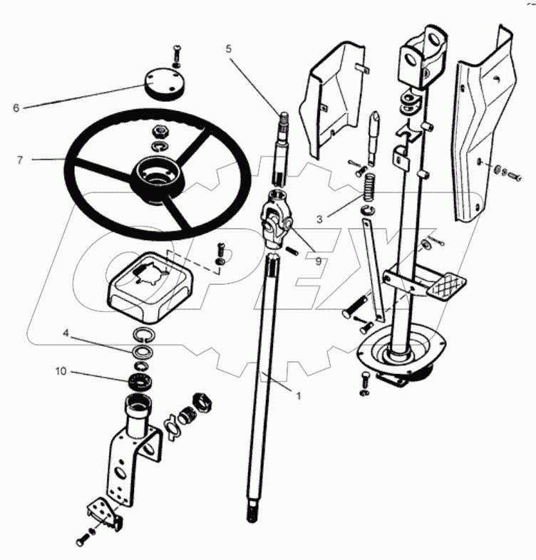  Колонка рулевая
