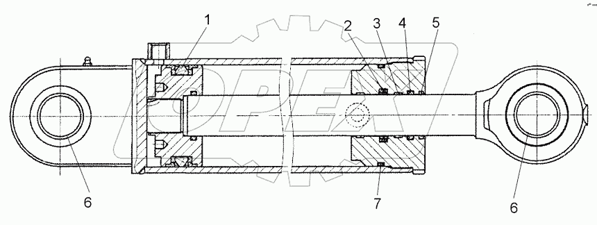  Гидроцилиндр поворота