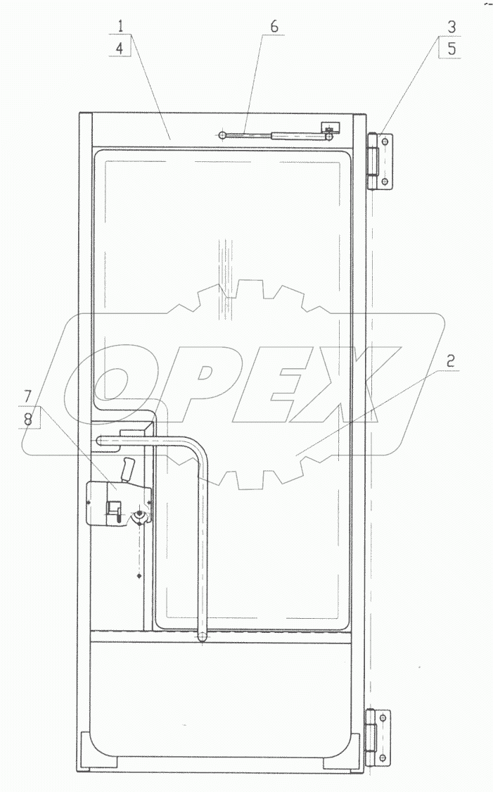  Дверь левая