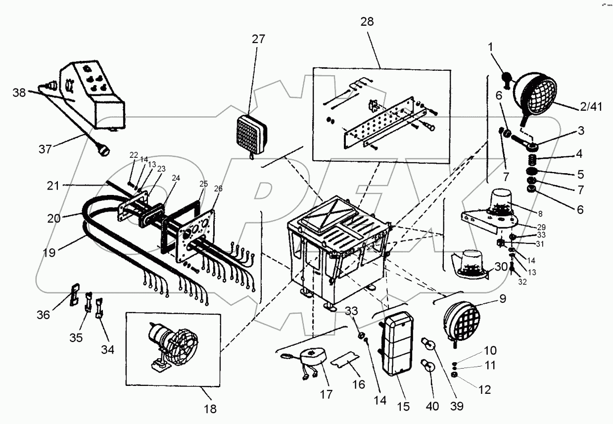  Электрооборудование кабины