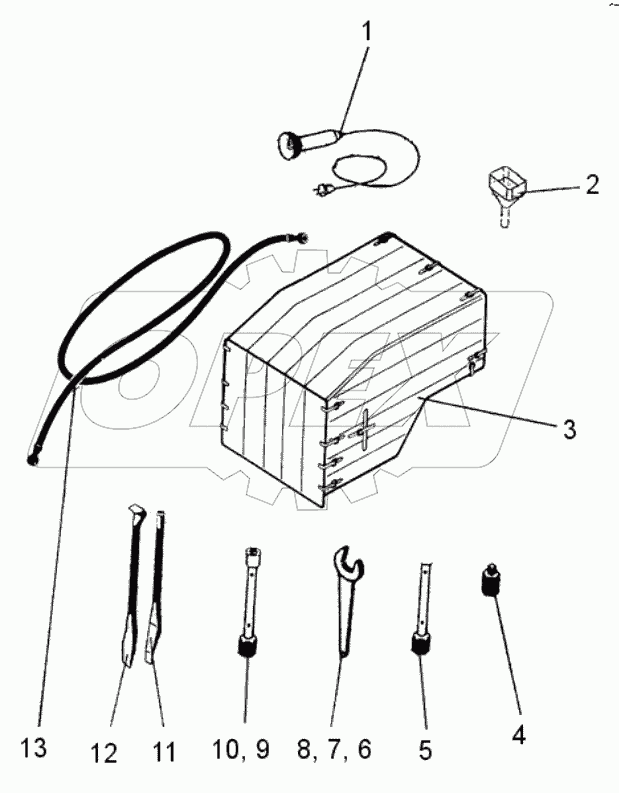  Инструмент и принадлежности