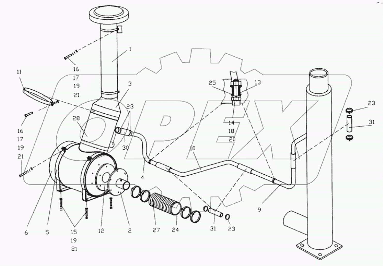  Система очистки воздуха