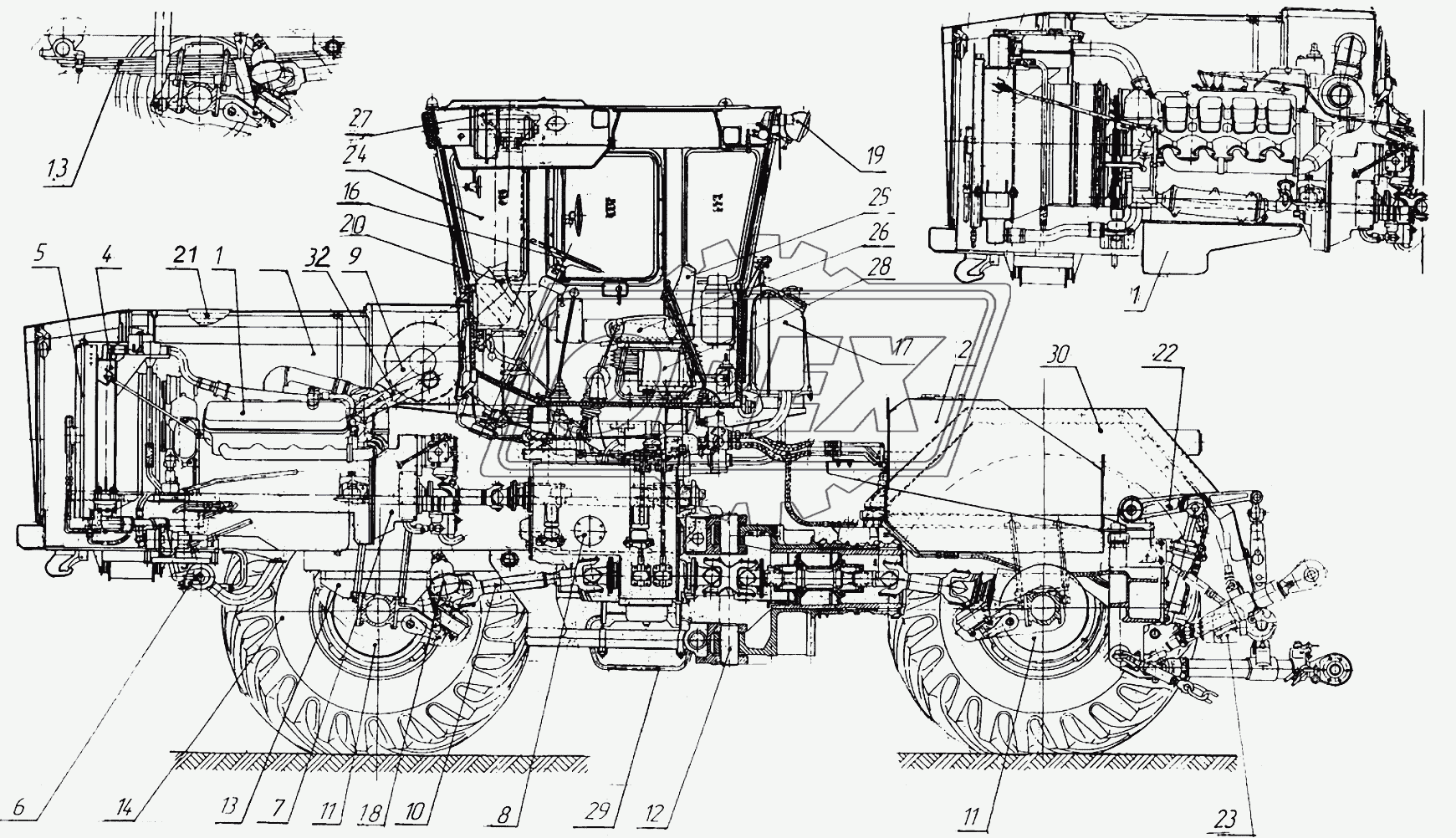 Модуль тракторный К-703МА-12