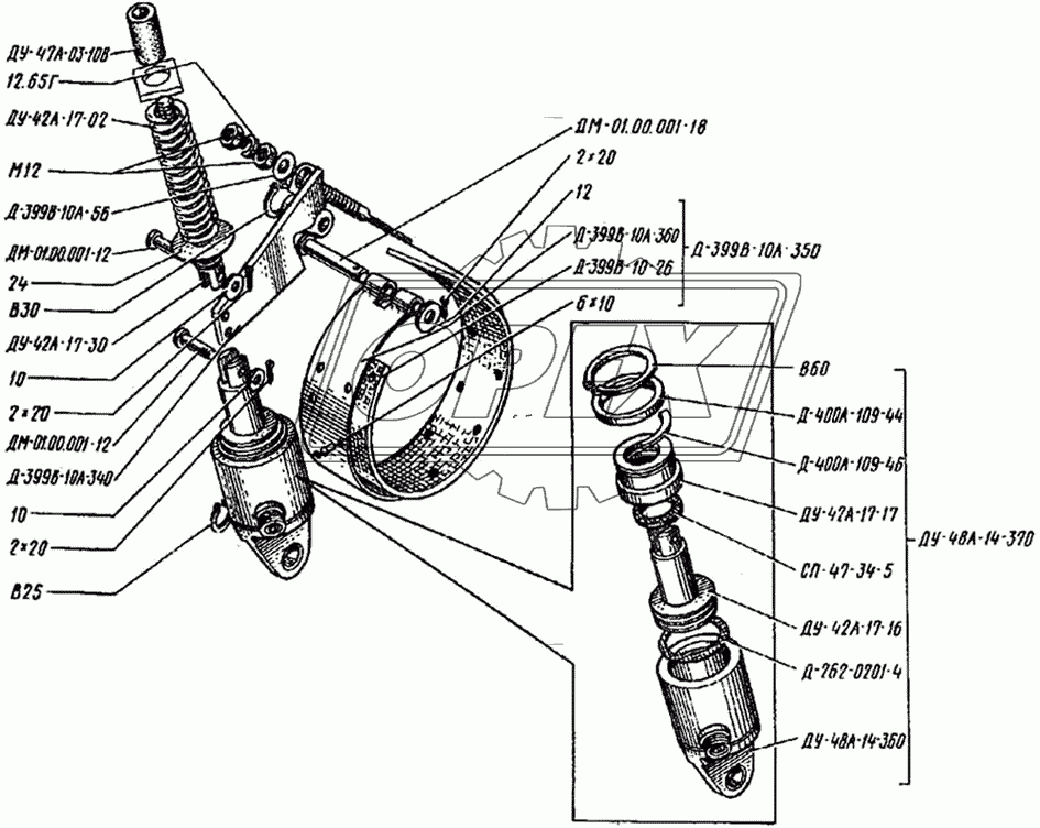Тормоз ДУ-47А-03-30