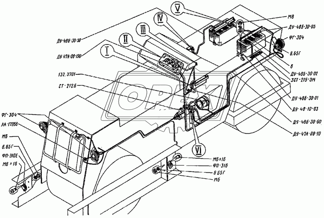 Электрооборудование и приборы ДУ-47А-08-00 (часть 1)