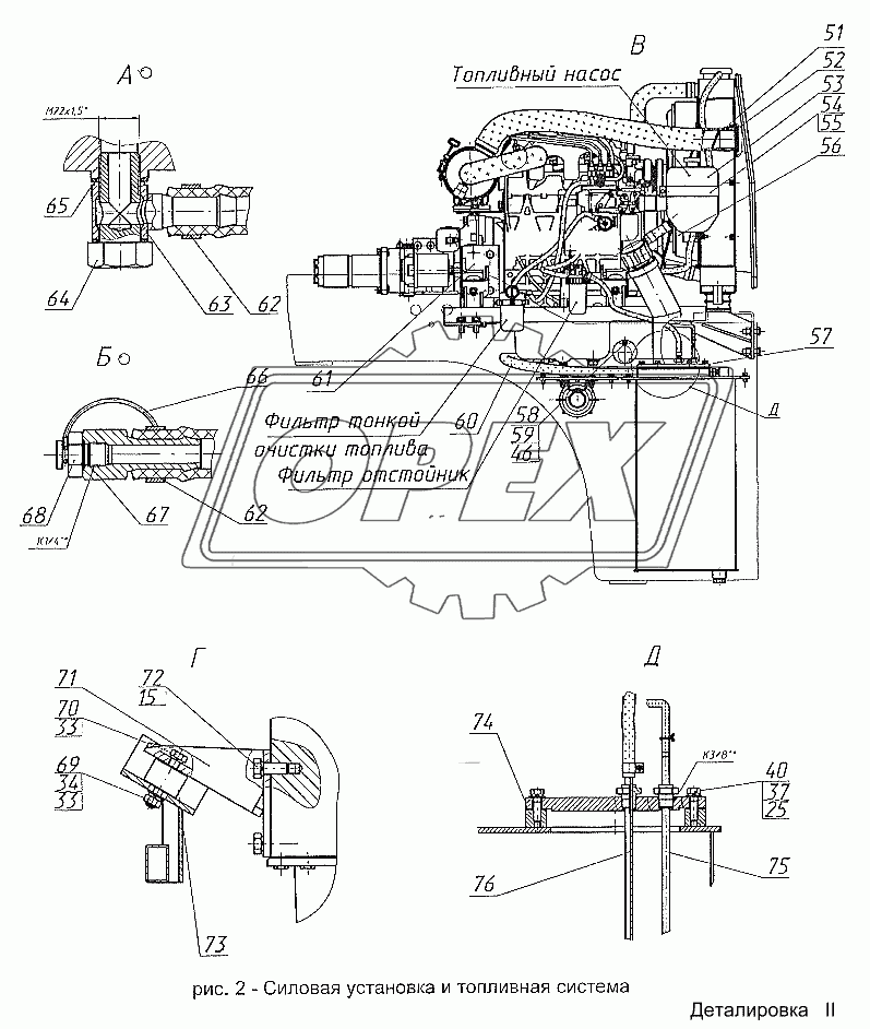 Силовая установка и топливная система 2