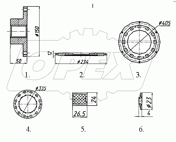Муфта упругая ДУ-100.344.020