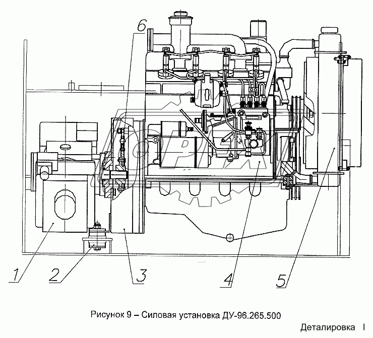 Силовая установка ДУ-96.265.500