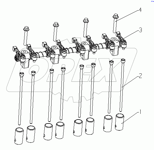 R3000-1007000 Valve Train Assembly