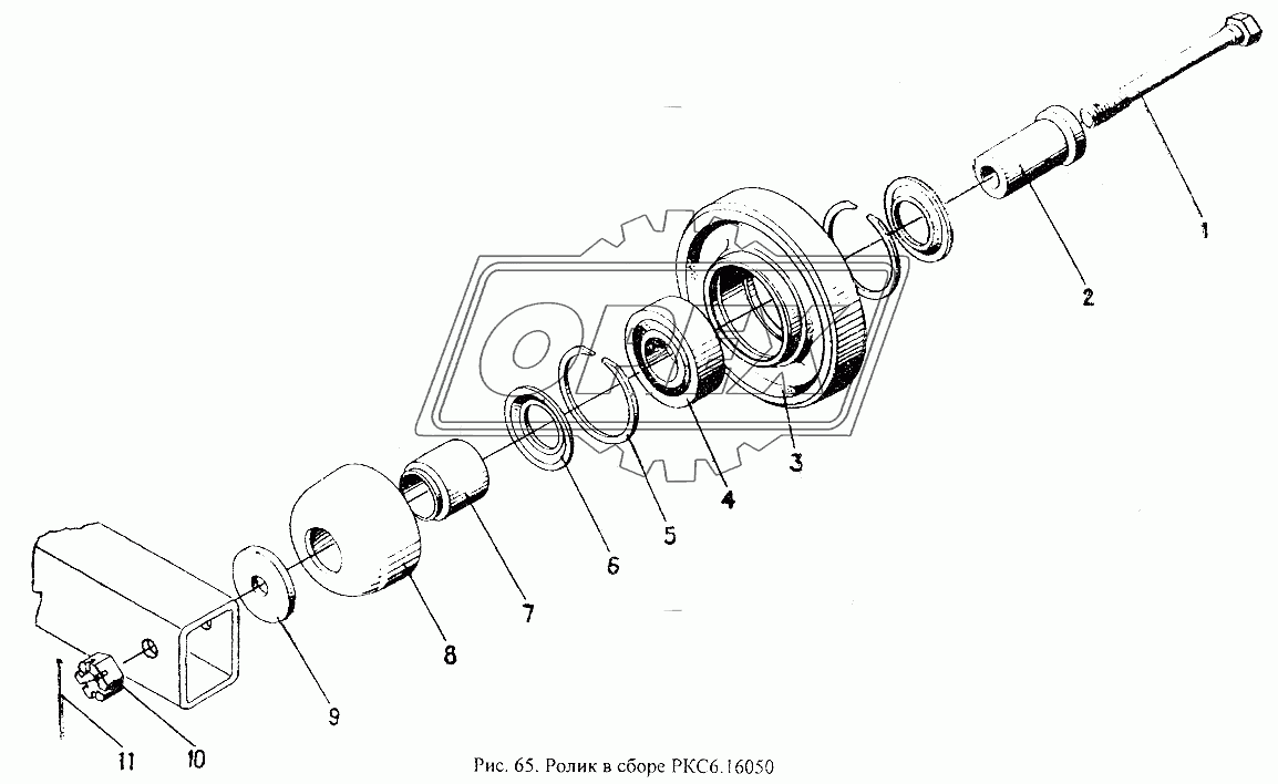 Ролик в сборе РКС6.16050