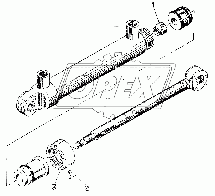 Гидроцилиндр Ц40x250-11 1