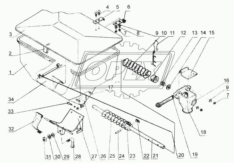 Аппарат туковысевающий АТП-2