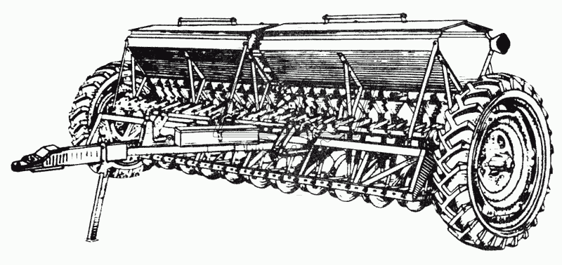 Сеялка зернотуковая рядовая СЗ-3,6А