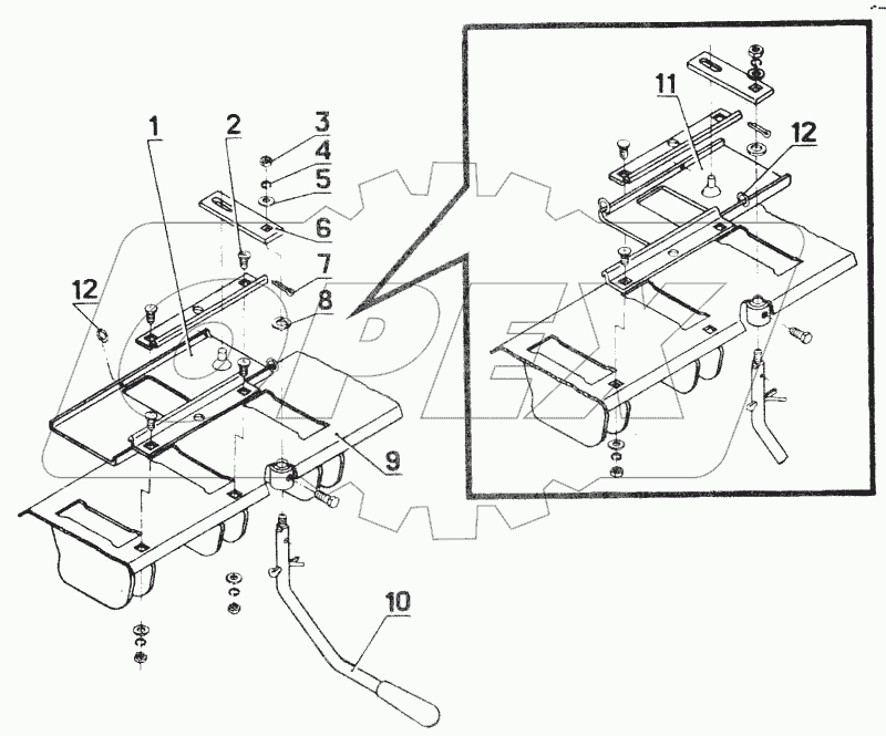 Ящик зернотуковый СЕТ 00.1150-01