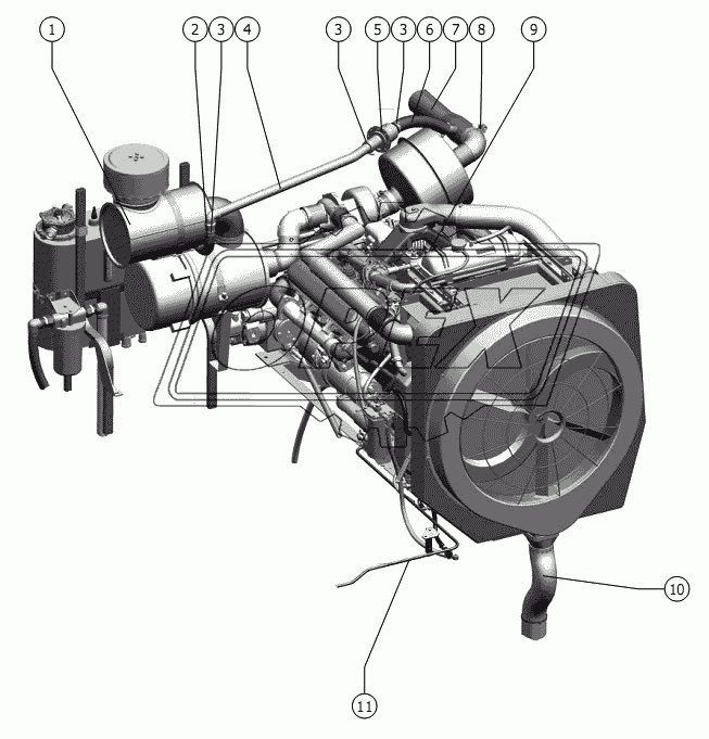 Установка моторная