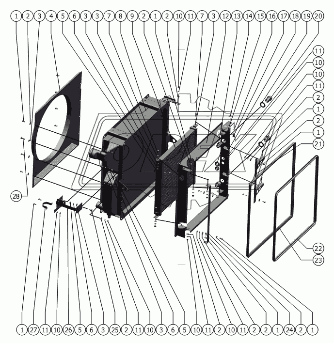 Блок радиаторов 2