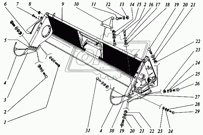 Корпус жатки