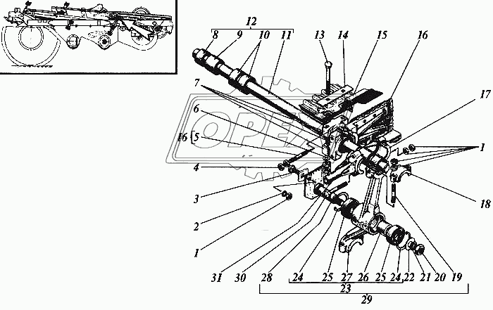 Вал соединительный