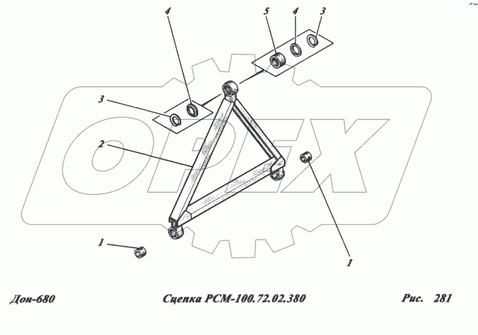 Сцепка РСМ-100.72.02.380