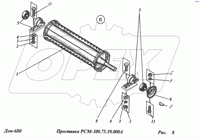 Проставка РСМ-100.75.39.000А