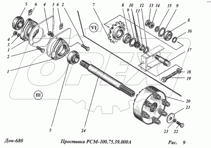 Проставка РСМ-100.75.39.000А