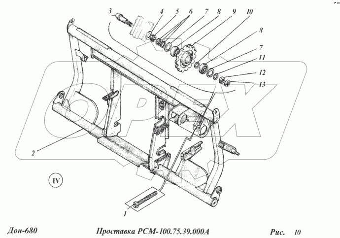 Проставка РСМ-100.75.39.000А