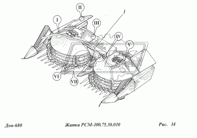 Жатка РСМ-100.75.30.010 1