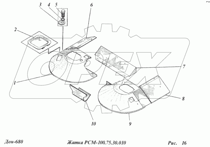 Жатка РСМ-100.75.30.010