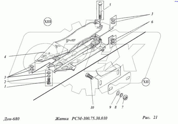 Жатка РСМ-100.75.30.010
