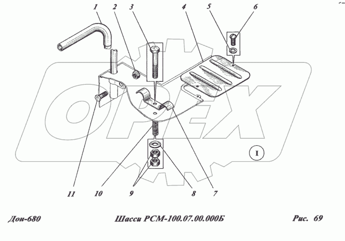 Шасси РСМ-100.07.00.000Б