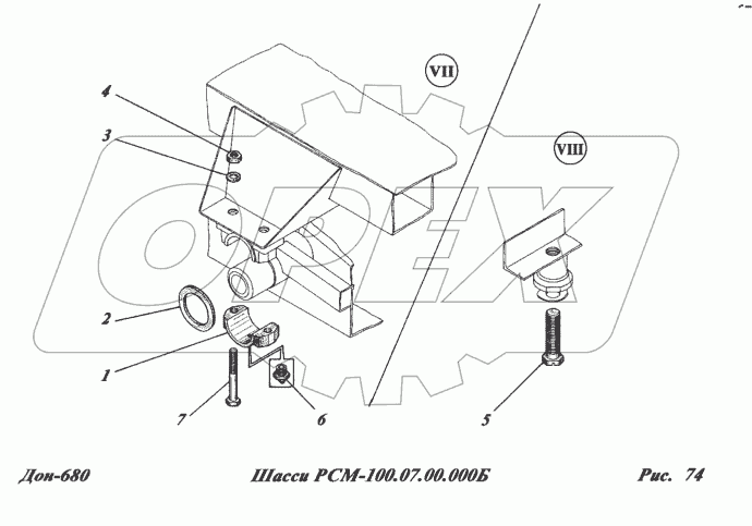 Шасси РСМ-100.07.00.000Б