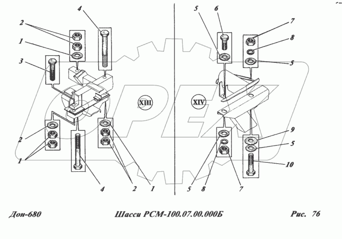 Шасси РСМ-100.07.00.000Б