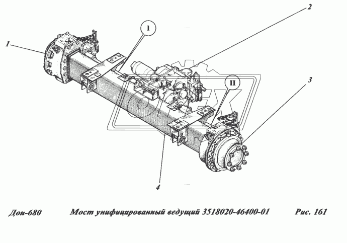 Мост унифицированный ведущий 3518020-46400-01 1