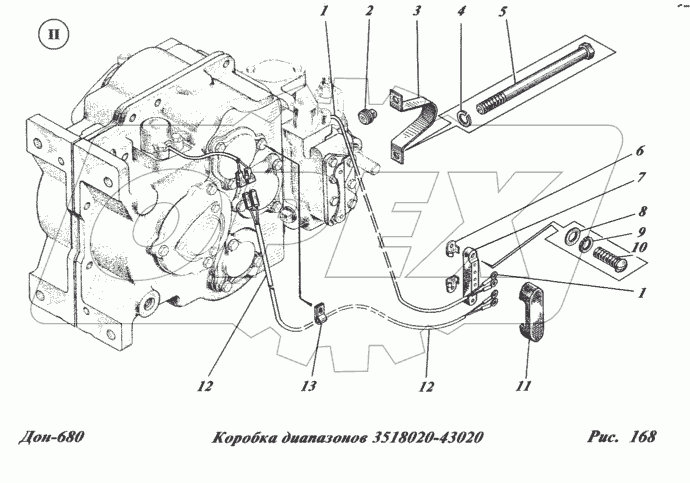 Коробка диапазонов 3518020-43020