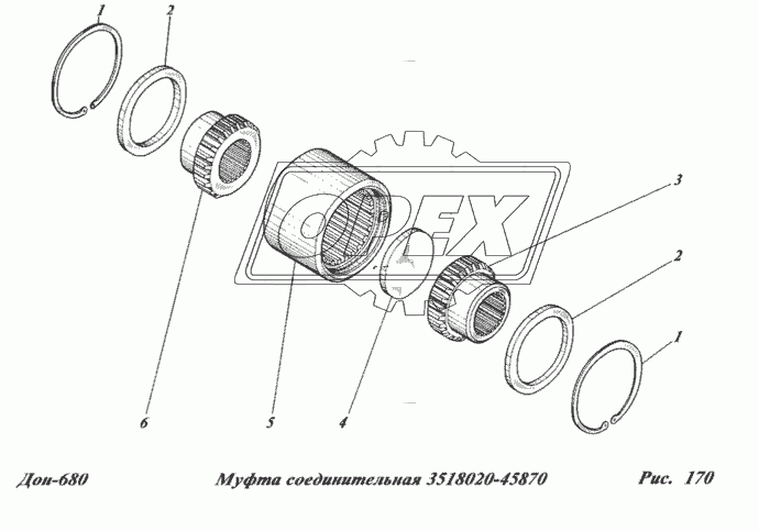 Муфта соединительная 3518020-45870